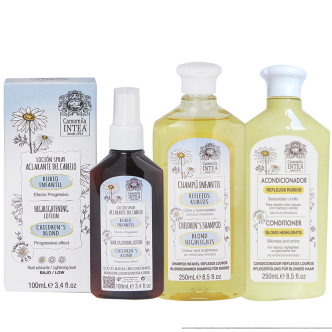 Light brown and dark blonde hair treatment CHILDREN or delicate adults